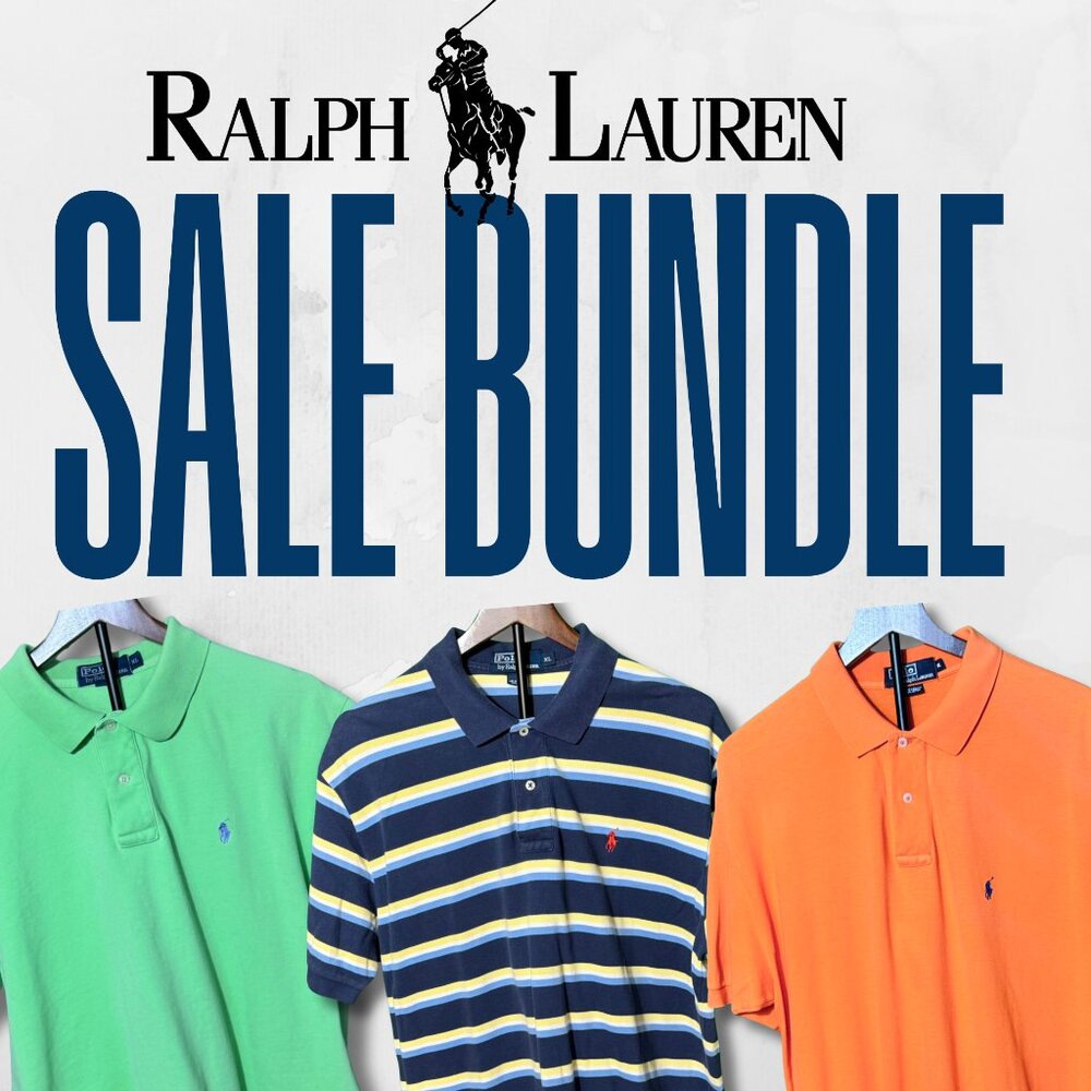 Ralph Lauren Polo Shirts Men's Short Shirts THREE SHIRTS - XL
